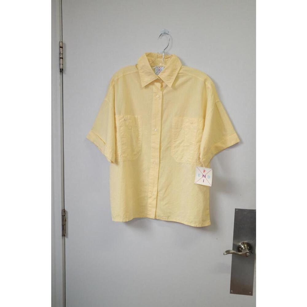 80's Fendi Short Sleeve Button-Up